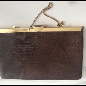Etna Mid century small clutch Bag with chain
